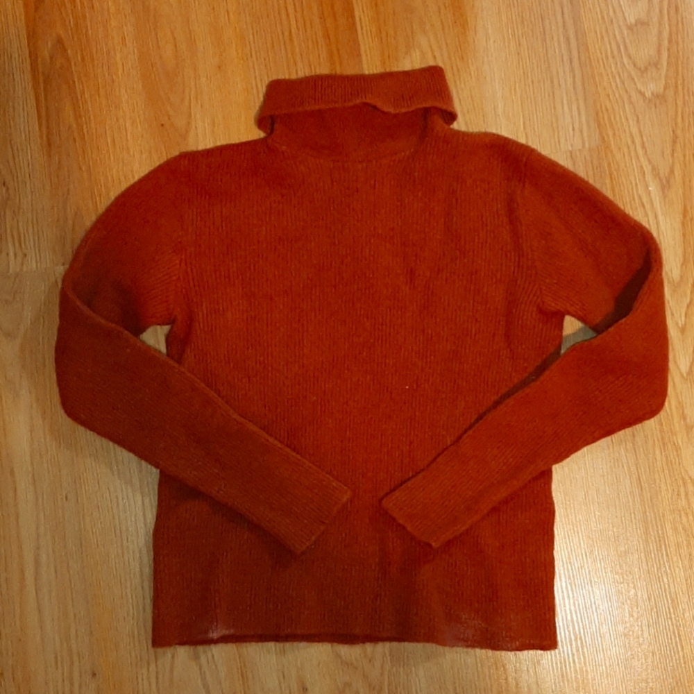 Burnt Orange Wool Sweater